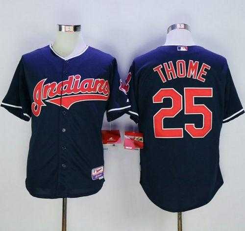 Cleveland Indians #25 Jim Thome Navy Blue Cool Base Stitched MLB Jersey,We sell and wholesale Cleveland Indians #25 Jim Thome Navy Blue Cool Base Stitched MLB Jersey on line form chian!